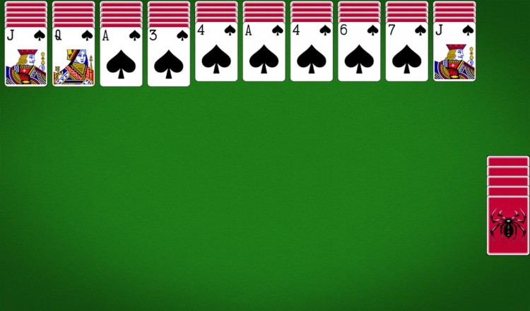 spider solitaire card game free online
