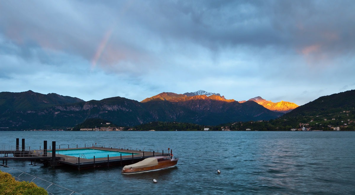 Lake Como and Tremezzo Town